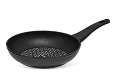 Prestige Thermo Smart 20cm Non Stick Frying Pan with Heat Indicator - Omelette Pan For Induction Hob, PFOA Free, Oven & Dishwasher Safe Cookware, Made In Italy