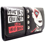 Harley Quinn The Skull Bags Clouté Noir Portefeuille
