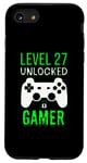 iPhone SE (2020) / 7 / 8 Gamer 27th Birthday Funny - Level 27 Unlocked Gamer Case