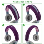 Geekria Headphone Headband Cover For Beats, Bose, AKG, Skullcandy  (Pop Violet)
