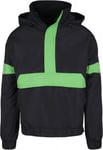 Urban Classics 3-ton neon mix jacka (black/neon green,S)