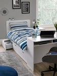 Very Home Dorm Study Bed With Desk And Storage With Mattress Options (Buy And Save!) - Cabin Bed With Premium Mattress