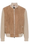 Mersey Leather Jacket Beige Brown Men