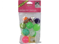 Zolux Cat toys - set of 10 different 4 cm