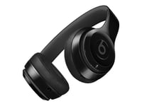 Beats Solo3 - Écouteurs avec micro - sur-oreille - Bluetooth - sans fil - noir brillant