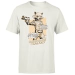 Guardians of the Galaxy Rocket Raccoon Oh Yeah! Men's T-Shirt - Cream - XXL