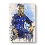 Vincent Van Gogh The Postman Joseph Roulin Canvas Print for Living Room Bedroom Home Office Décor, Wall Art Picture Ready to Hang, 30 x 20 Inch (76 x 50 cm)