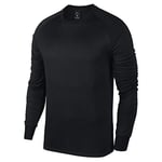 Nike Men's Therma Academy Crew Top Warm, Black/Black, L