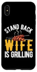 Coque pour iPhone XS Max Stand Back Wife is Grilling Barbecue rétro