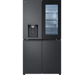 LG InstaView GMG960EVJE Smart Fridge Freezer - Black, Black