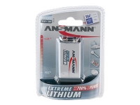 ANSMANN Extreme Lithium 9-V-Block - Batteri 9V - Li