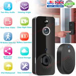 WiFi Wireless Video Doorbell Camera Smart Door Bell HD Intercom Security PIR UK