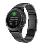 Garmin Fenix 5S Klockarmband i Stål - Svart