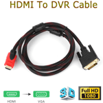 Hdmi To Vga Converter Male Av Adapter Cord Display