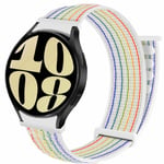 Nylon armbånd No-Gap Samsung Galaxy Watch 6 (44mm) - Pride Edition