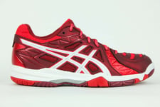 Womens Asics Gel Thrust E567y 2601 Lace Up Deep Ruby White Ladies Trainers