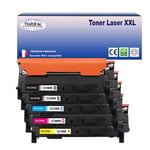 5 Toners Lasers compatibles pour imprimante Samsung XPress C430W, CLT404s – T3AZUR (Noire et Couleurs)