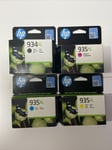 Genuine Original HP 934XL 935XL 4-Pack Printer Ink Cartridges VAT.Inc - 2018