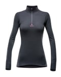 Devold Duo Active Woman Half Zip Neck - Black - XL