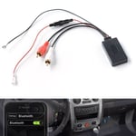 Car Radio  Bluetooth Adapter Stereo 2RCA  AUX Audio Wiring for DVD CD8573