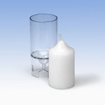 Kristinas Pyssel och Hobby Ljusform - 65x44 mm Blockljus Cylinder