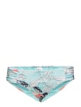 Ruched Side Retro Swimwear Bikinis Bikini Bottoms Bikini Briefs Blue Seafolly