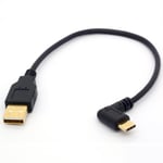 Gold Plated USB Type C Cable, Right Angle USB C Male to USB A Male Extension Cord Converter