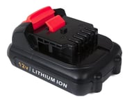 Batteri Til Dewalt 12V 2,5Ah