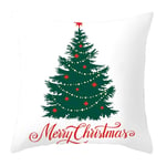 Christmas Decoration Pillow Cover Cute Cartoon Animal Pattern I