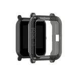 Tencloud Cases Compatible with Amazfit Bip S Case, Protective Case Cover Protector Soft TPU Bumper Shell Accessories for Amazfit Bip S/Bip S Lite//Bip/Bip Lite Smartwatch (Black)