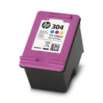 2x Original HP 304 Colour Ink Cartridges For DeskJet 2633 Inkjet Printer