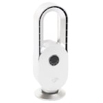 Bladlös bordsfläkt - FARELEK - SILENT-AIR ARCH - 45W - Vit och silver - 3 hastigheter