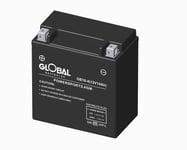 12V YTX16-BS MC-batteri 14Ah 150 x 87 x 161 mm