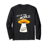 Cute Graphic For UFO Day Out Of This Fake World Social Media Long Sleeve T-Shirt