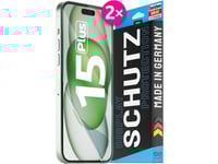 Smart Engineered Se0-F0101-0426-23-M, Apple, Iphone 15 Plus, Slagtålig, Reptålig, Stöttålig, Transparent, 2 Styck