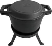 Kinghoff Kh-1732 5,0L Washington Gryta Med Grillbana 2 I 1