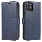 IPhone 12- 12 Pro premium lommebokdeksel - Blå