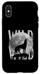iPhone X/XS All You Need Sunset and a wolf I Love My wolf Wild Retro Case