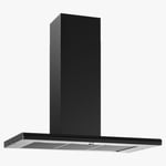 Fjäråskupan Intro kjøkkenvifte ekstern 90 cm, svart