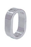 Distansring ASSA för oval låscylinder - Nickel - 10mm