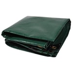 Nemaxx Bâche premium PLA45 400x500 cm - vert avec œillets, 650 g/m² PVC, abri, toile de protection - étanche, résistante, 20m²