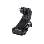 XIAODUAN-professional - Black Vertical Surface J-Hook Buckle Mount for DJI New Action, GoPro NEW HERO /HERO7 /6/5 /5 Session /4 Session /4/3+ /3/2 /1, Xiaoyi and Other Action Cameras(Black)