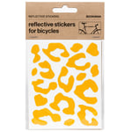 Bookman Urban Visibility Sticky Leopard Reflectors Yellow