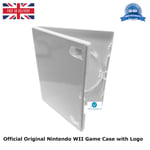 4 x Official Original Nintendo WII Game Case White Replacement Cover with Logo