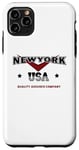 iPhone 11 Pro Max USA - New York Quote Design for New York and America Fans Case