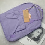 7-20L ryggsäck Laptopväska Stor kapacitet Gift för barn Light purple 20L