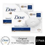 Dove Original Beauty Cream Bar Deep Moisture for Soft and Smooth Skin 4x90g, 2pk