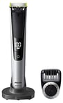 Philips OneBlade Pro Hybrid Trimmer & Shaver with 14-Length Comb (UK 2-Pin Bathroom Plug) - Frustration-Free-Packaging - QP6520/30