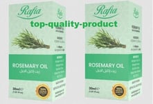 2 x Rosemary Fast Hair Growth Serum Essential Oil Anti Preventing Hair Loss 30ml