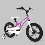 M-YN Kids Bike Boys Girls for 2-9 Years Old 14 16 18 Inch Bicycle Cycle Training Wheels or Kickstand Child's Bicycle (Color : Purple, Size : 18inch)